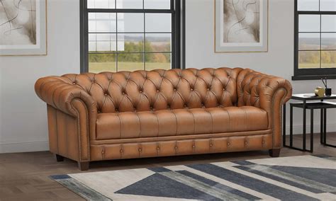 York Leather Sofa