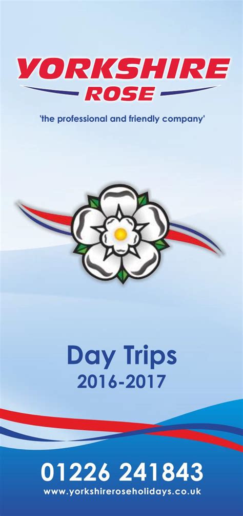 yorkshire rose holidays day trips