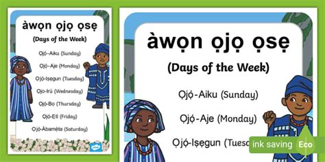 yoruba days of the week