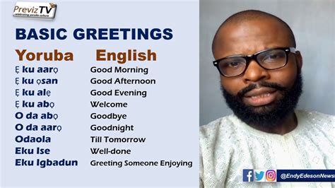 yoruba phrases in english