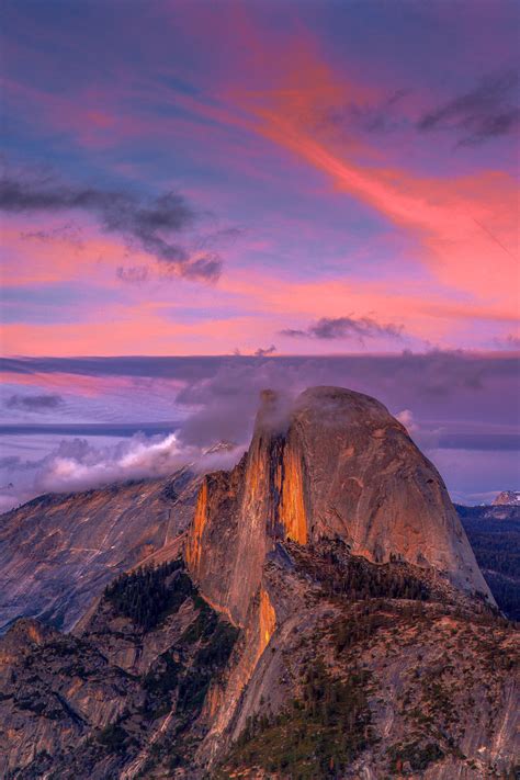 Yosemite Sunset Half Dome