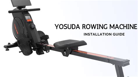 yosuda rowing machine installation