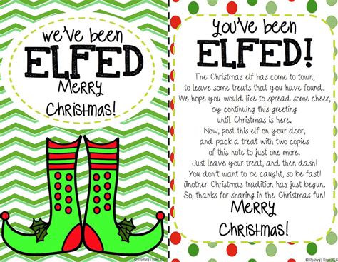 FREE You've Been Elfed Printables to Spread Holiday Cheer! Leap of