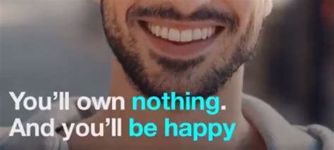 you'll have nothing and be happy