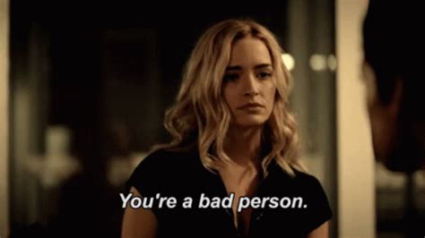 you are a bad person gif