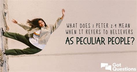 you are a peculiar people
