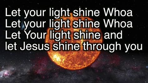 you are a shining light song