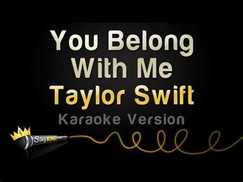 you belong with me instrumental