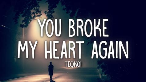 you broke my heart song lyrics