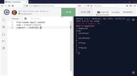 you can create programs in python script mode true or false