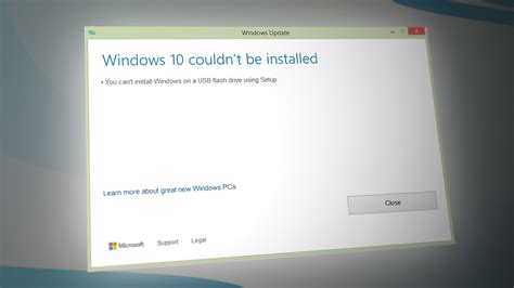 You Cannot Install Windows On A Usb Flash Drive From Setup