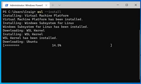 you don't have wsl distribution installed