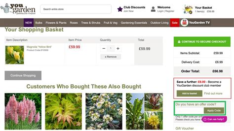 YOU GARDEN Plant & Gardening Sale up to 50 OFF at YouGarden