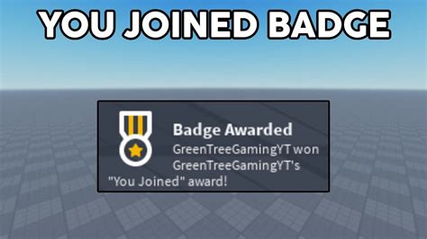 you joined badge - Roblox
