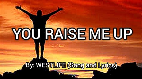 you raise me up lyrics youtube