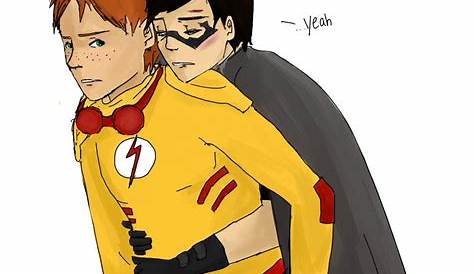 Robin x kid flash Young justice robin, Young justice