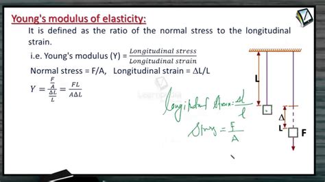 Young's Modulus Of Elasticity Class 11