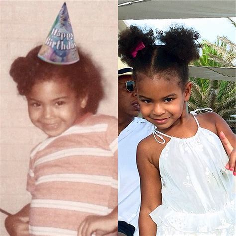 young beyonce and blue ivy