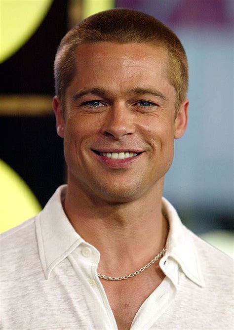 young brad pitt short hair