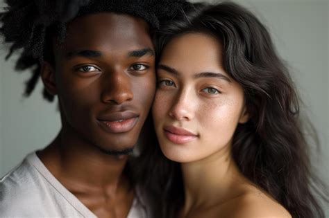 young interracial facials