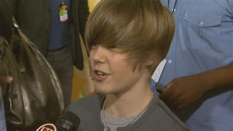 young justin bieber interview about his music