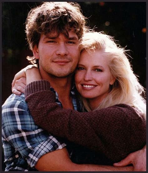 young patrick swayze and wife