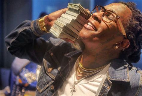 young thug with money