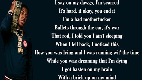 YoungBoy Never Broke Again Through The Storm (LYRICS) YouTube