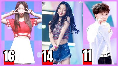 youngest k pop idols