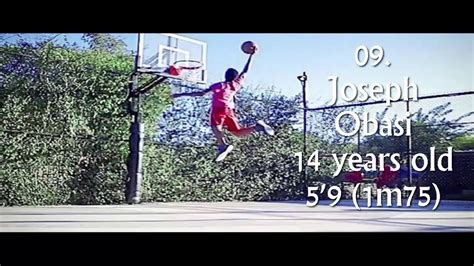 youngest person to dunk 10 feet
