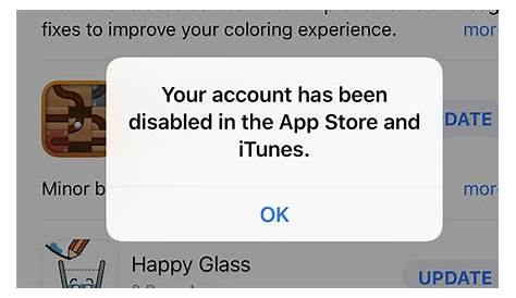 Your Apple Id Has Been Disabled App Store โหลดโปรแกรมใน ไม่ได้ครับ มันบอกว่า ID
