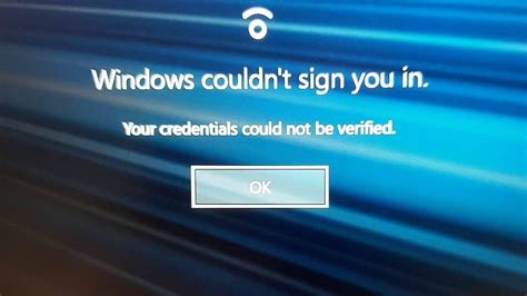 Fix Your Credentials could not be verified in Windows 11/10