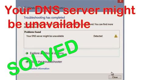 Easy to Fix "Your DNS Server might be unavailable" Error