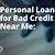 your job is your credit loans near me