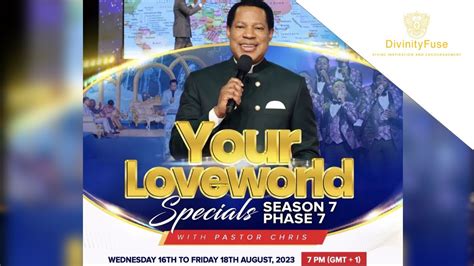 your loveworld specials live now