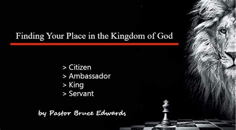 your place in the kingdom