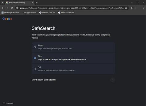 Your Safesearch Setting Google