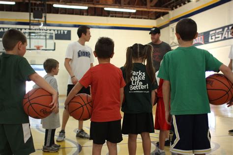 Kids Get Pointers From Union Pines Coach at Youth Basketball Camp