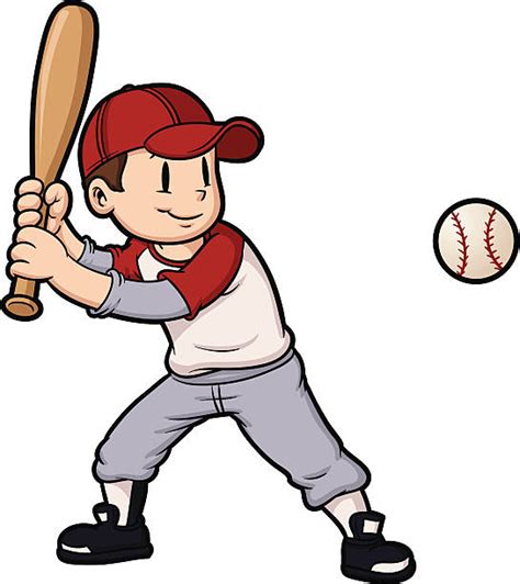youth baseball clip art