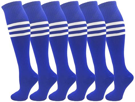youth football socks blue