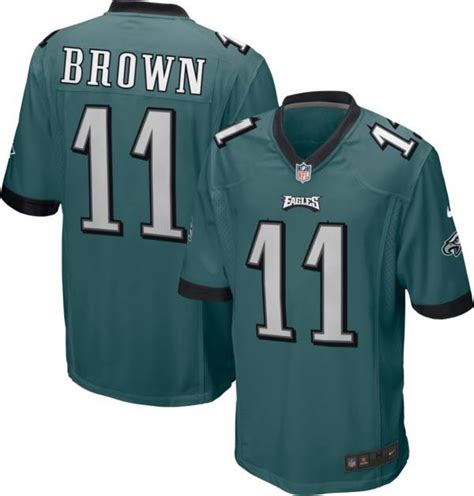 youth medium aj brown eagles jersey