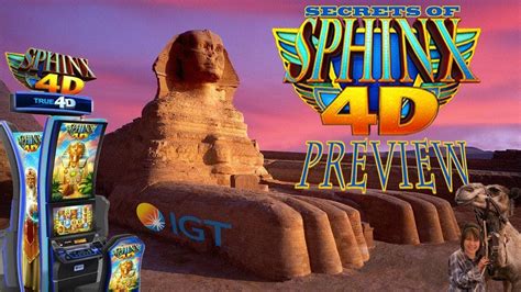 SECRETS OF SPHINX 4D SLOT MACHINE! NEW GAMEPREVIEWIGT YouTube