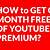 youtube one month free trial