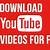 youtube video download online pc