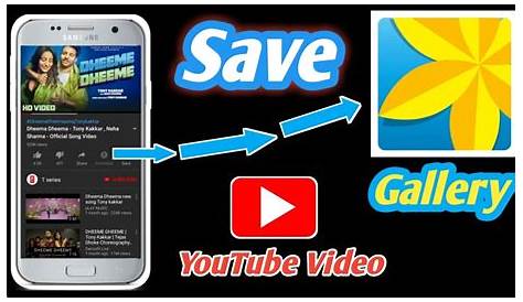 How to save youtube video in gallery YouTube