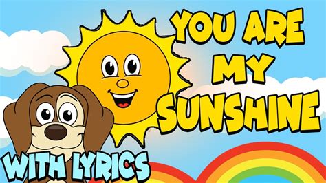 youtube: you are my sunshine