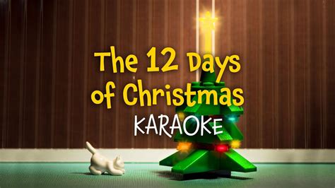 youtube 12 days of christmas karaoke piano