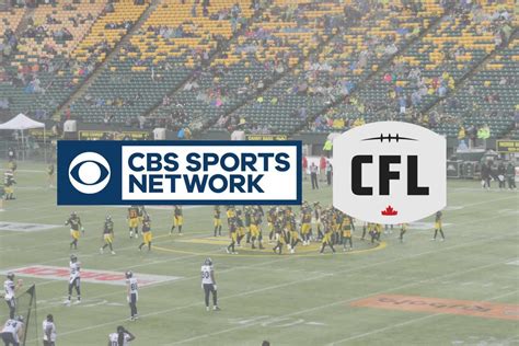 youtube cfl on cbs sports network