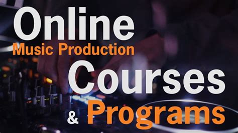 youtube courses online music production