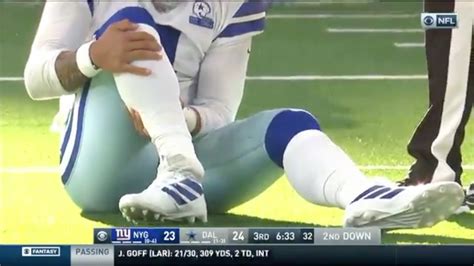 youtube dak prescott ankle injury